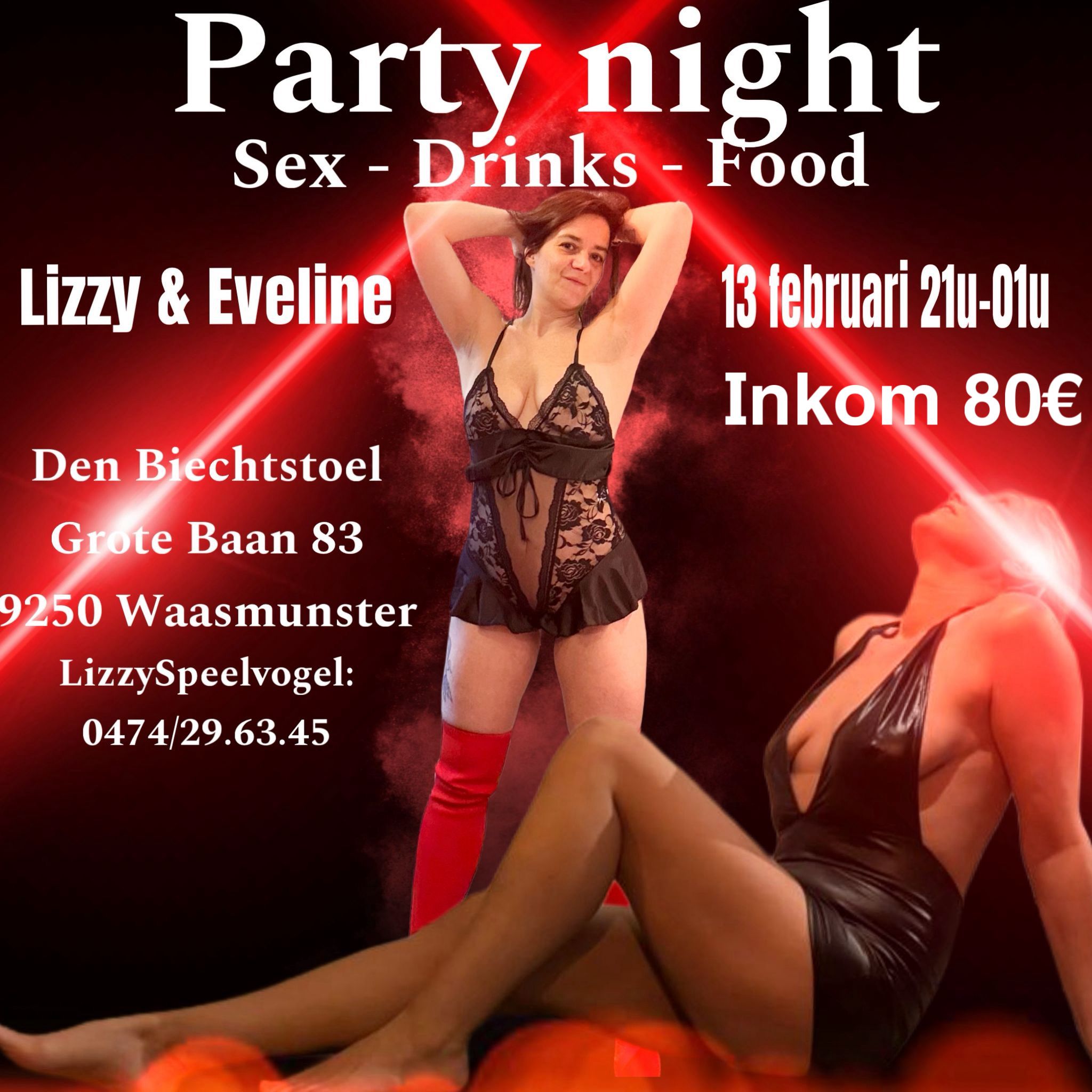 Partynight met Lizzy en Eveline